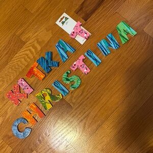 Playful Wood Letters for Festive Decorating and Learning